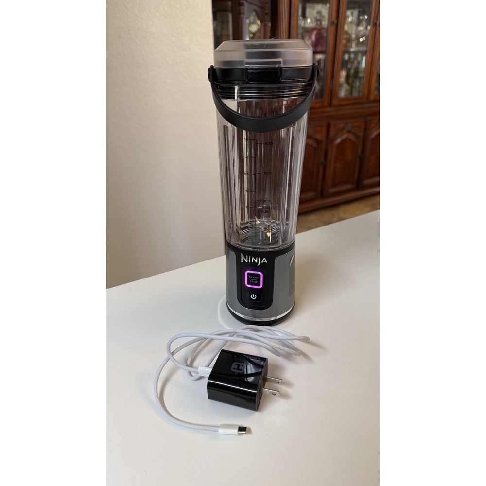 Ninja Blast Portable Blender (BC151BK) with USB-C Charger – Black